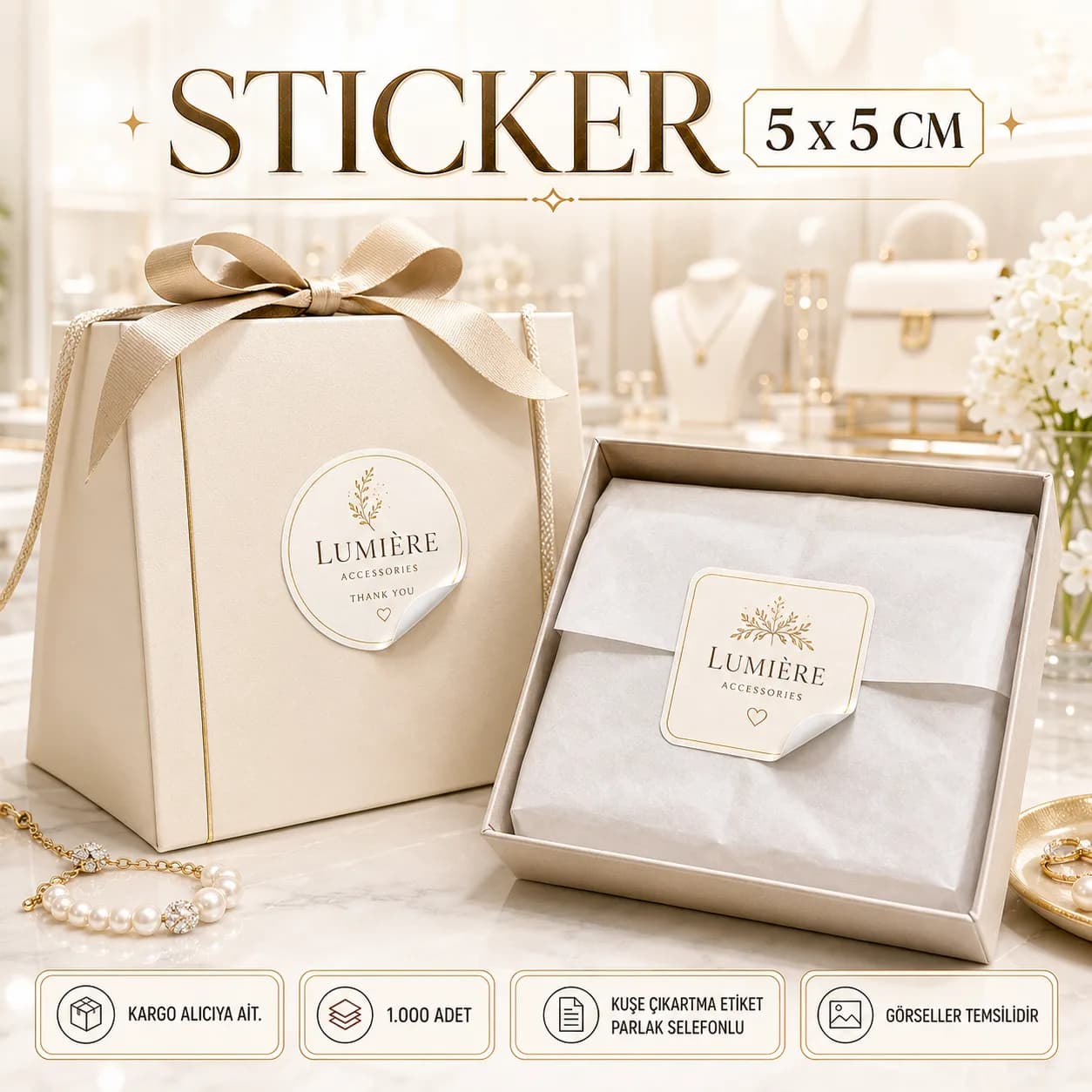 Basan Adam sticker kampanyası: 1.000 adet 5x5 cm parlak selefonlu kuşe çıkartma etiket, 1.800 TL + KDV yerine KDV dahil 876 TL.